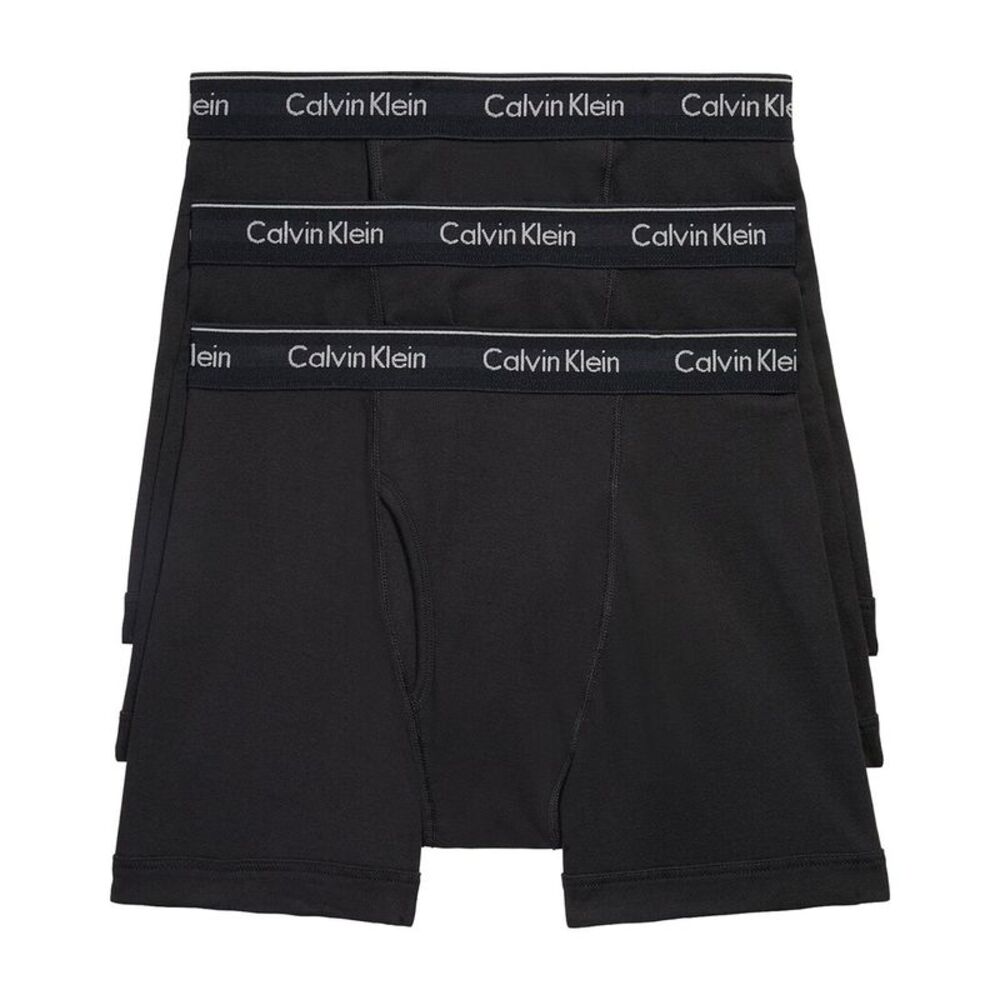 Calvin Klein Mens  Boxer Brief 3-Pack, Black